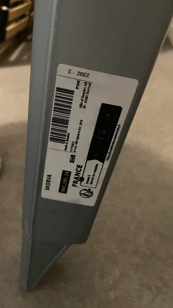 Skorva middenbalk ikea, Ophalen, Gebruikt