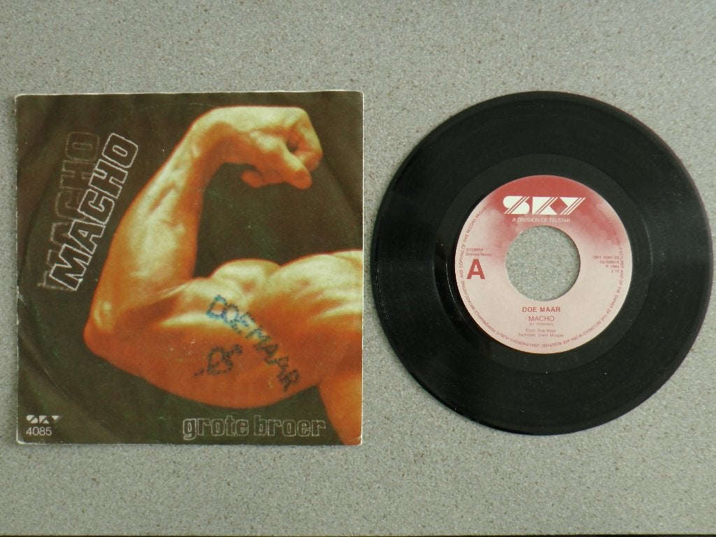 Doe Maar - Macho VINYL SINGLE, Cd's en Dvd's, Vinyl Singles, Gebruikt, 7 inch, Pop, Fotohoes