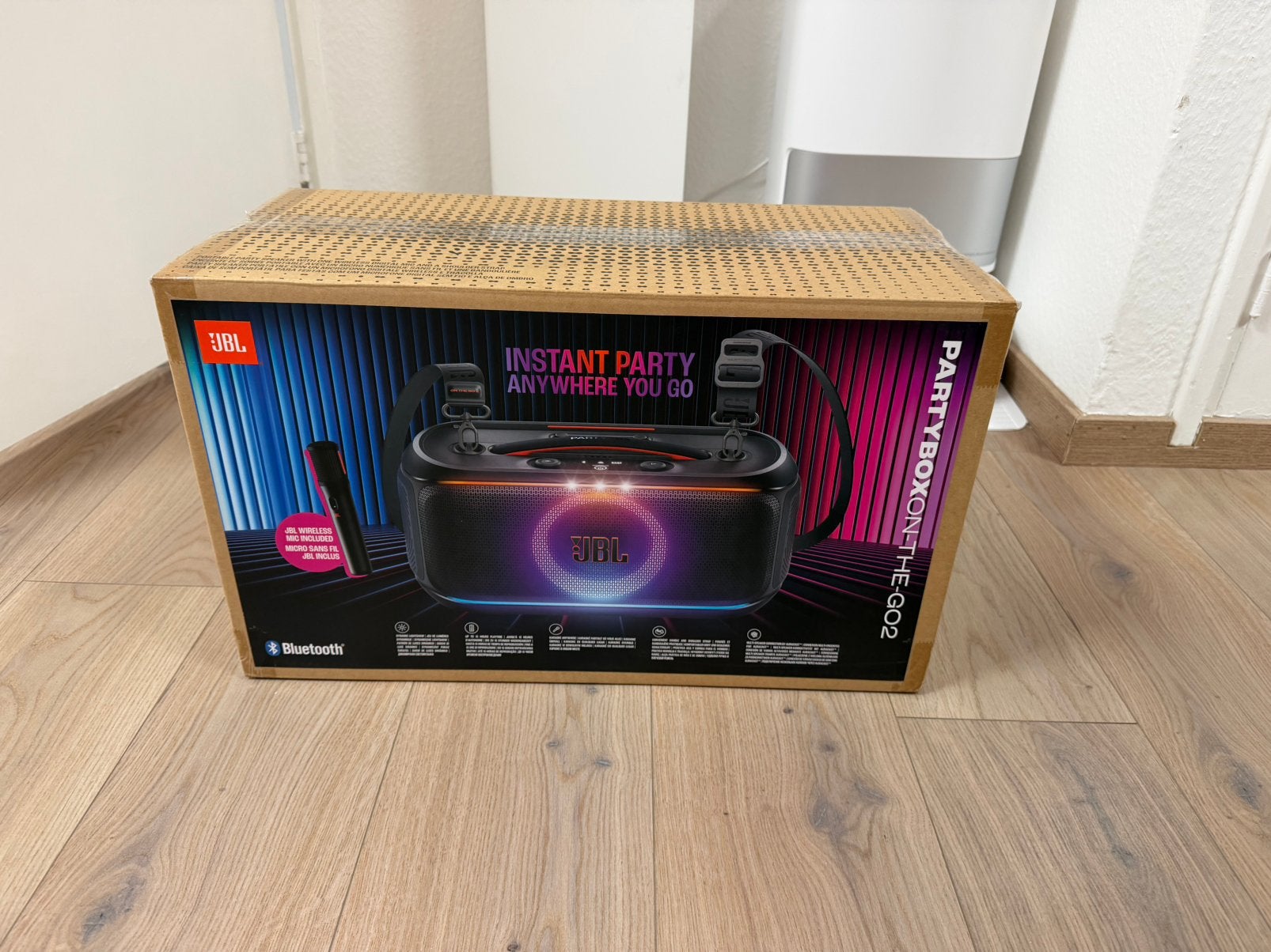 geseald jbl partybox on the go2 bluetooth speaker nieuw, JBL, Overige typen, Nieuw, Ophalen of Verzenden