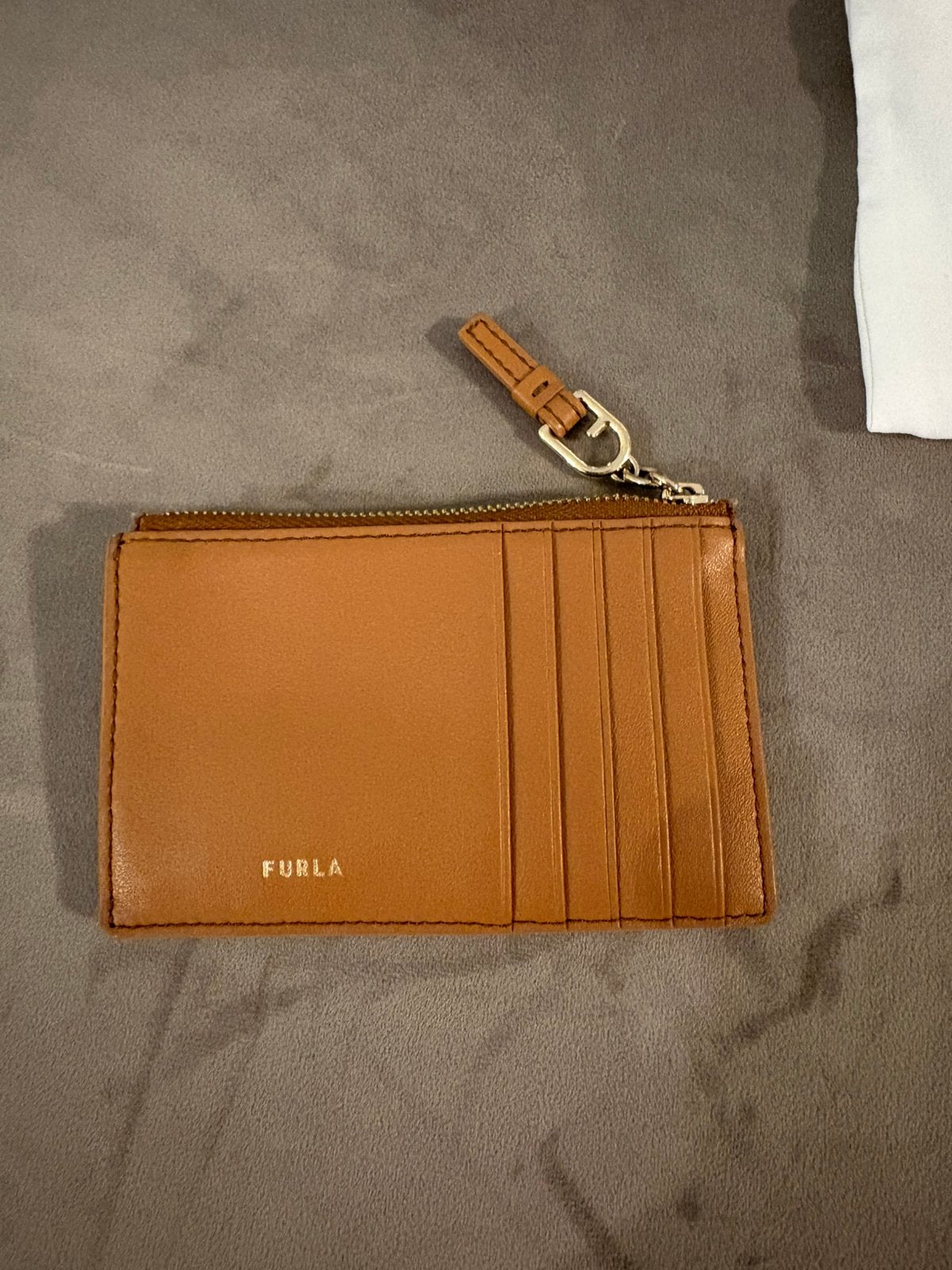 Furla Leren Portemonnee - Zo Goed als Nieuw, Overige merken, Bruin, Ophalen of Verzenden, Zo goed als nieuw