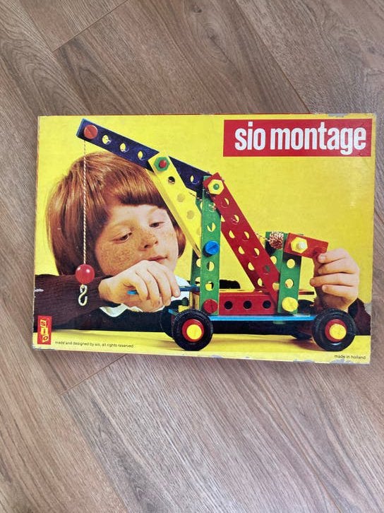 Vintage SIO Montage 3  Bouwsets - Educatief Speelgoed, Kinderen en Baby's, Speelgoed | Bouwstenen, Ophalen of Verzenden, Gebruikt