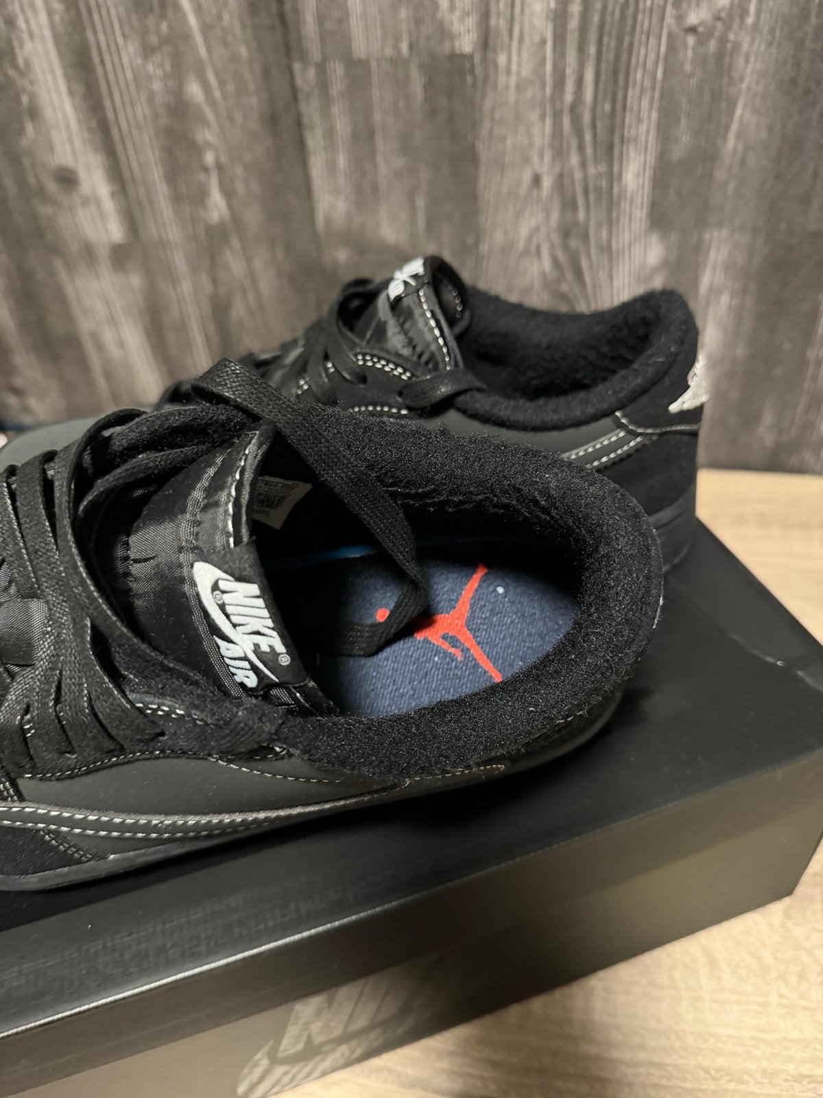 Nike Air Jordan 1 Low Travis Scott Black Phantom, Ophalen of Verzenden, Nieuw, Zwart, Sneakers of Gympen