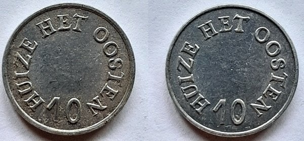 Betaalmunt 10 Huize het Oosten, Postzegels en Munten, Penningen en Medailles, Verzenden, Overige materialen, Nederland