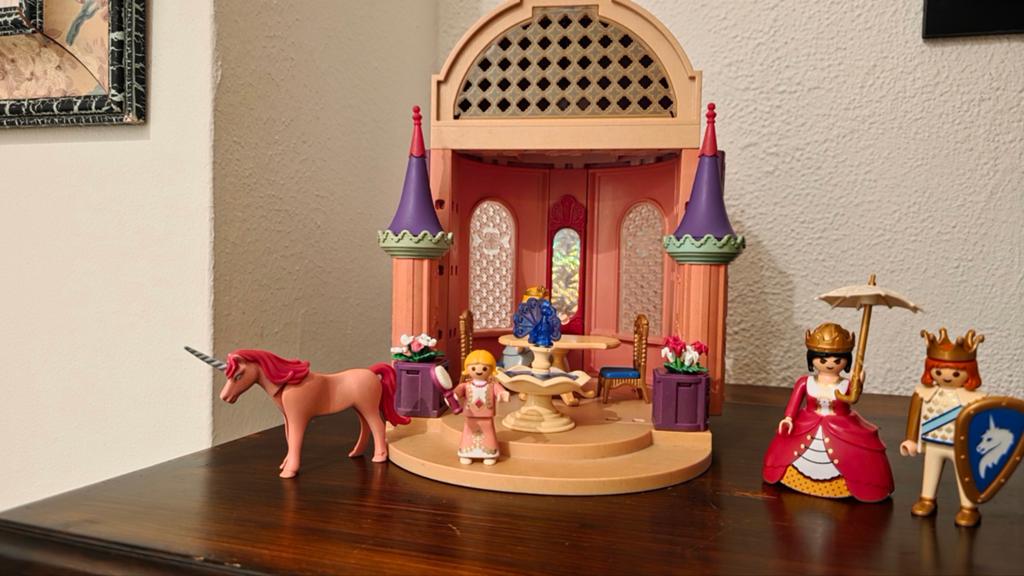 Playmobil Prinsessenkasteel met Eenhoorn en Figuren, Ophalen of Verzenden, Zo goed als nieuw, Complete set