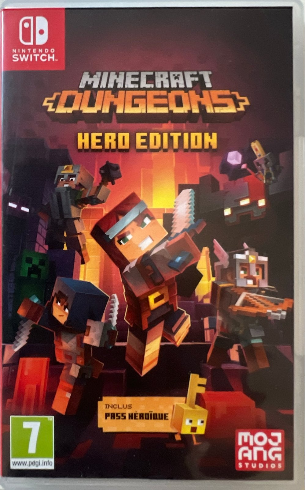 Minecraft Dungeons Hero Edition - Nintendo Switch, Avontuur en Actie, Eén computer, Ophalen of Verzenden, Zo goed als nieuw