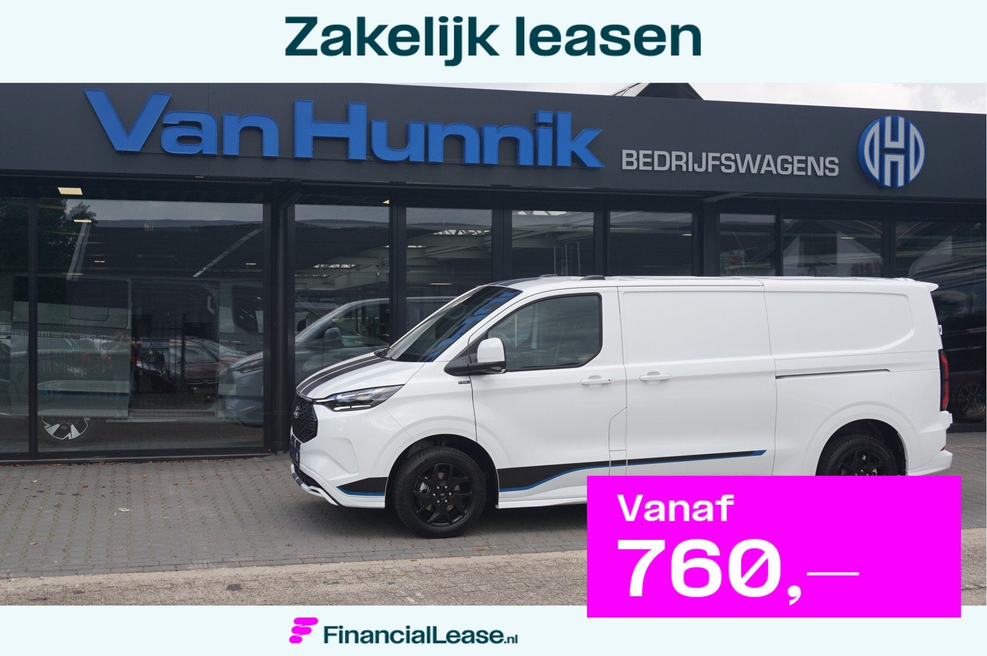 Ford Transit Custom 340L 218PK 71KWH Sport AUT Elektrisch Ap, Automaat, 0 cilinders, Gebruikt, 71 kWh