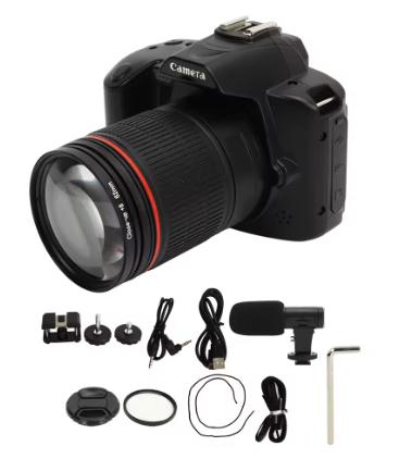 Professionele 4K Vlogcamera met Nachtzicht en 16X Zoom