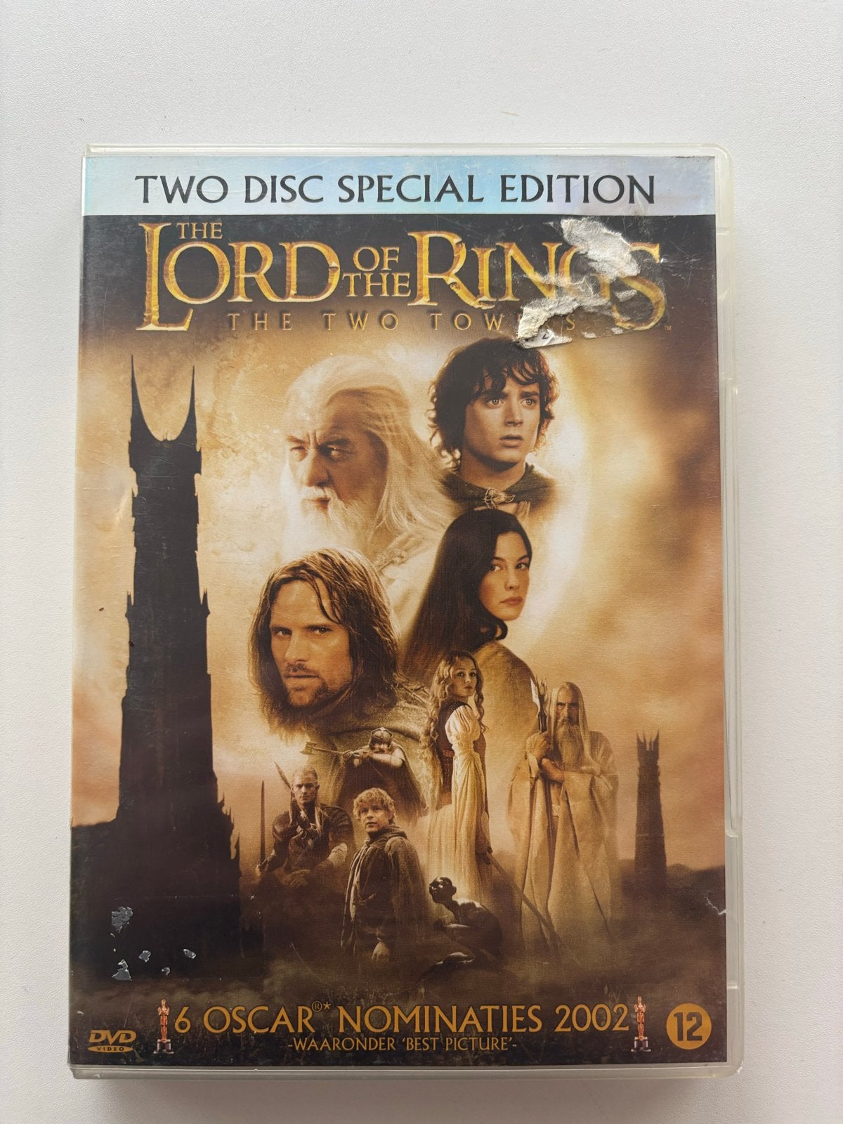 Lord of the Rings: The Two Towers - Special Edition DVD, Nederlands, Fantasy, Ophalen of Verzenden, Zo goed als nieuw