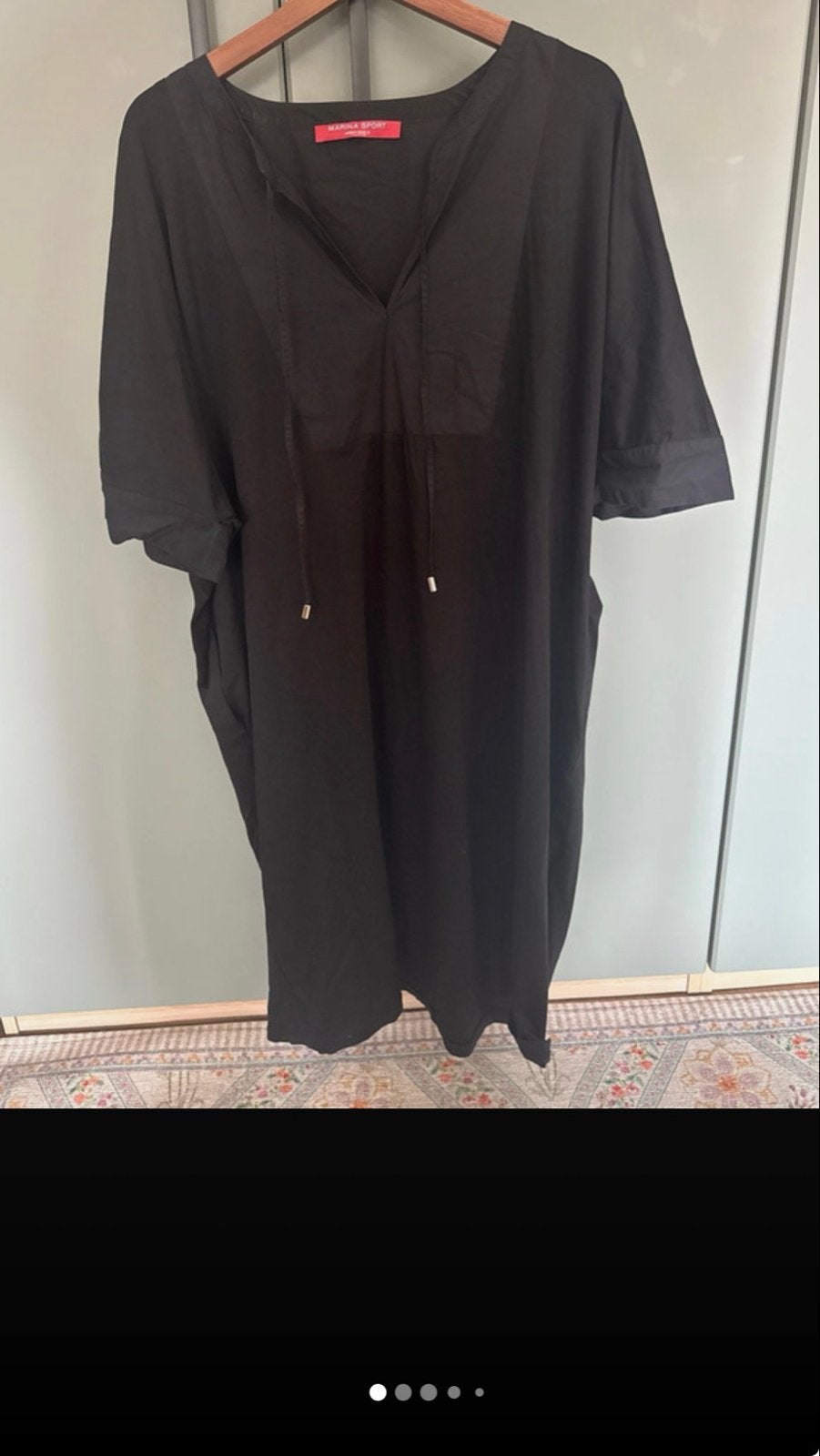 Marina Rinaldi Sport Zwarte Jurk Maat 29, Kleding | Dames, Verzenden, Zwart, Maat 46/48 (XL) of groter, Zo goed als nieuw
