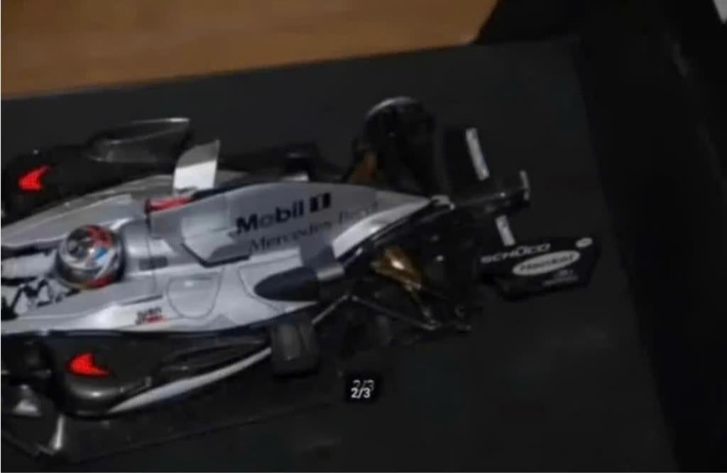 1:18 SCHADE F1 MCLAREN #10 MONTOYA Minichamps zie info WRH, Verzenden, Gebruikt, Auto, MiniChamps