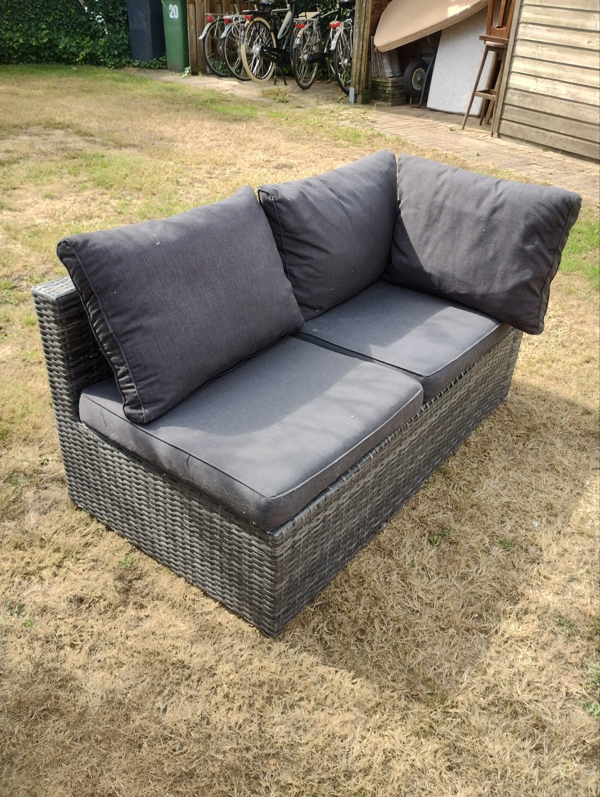 Bois Le Duc Wicker Loungeset Bank - Zo goed als nieuw, Tuin en Terras, Tuinsets en Loungesets, Zo goed als nieuw, Loungeset, Wicker