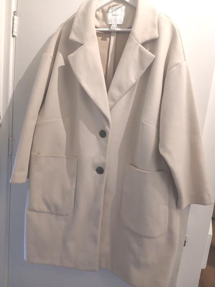 Lente/Zomer jas beige - Maat 52, Beige, Maat 46/48 (XL) of groter, Ophalen of Verzenden, Zo goed als nieuw