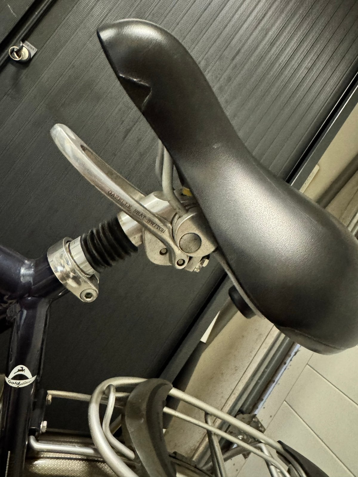 Foto 6 van Excl. Gazelle fiets Goldline met 8 versnell. en fietstassen