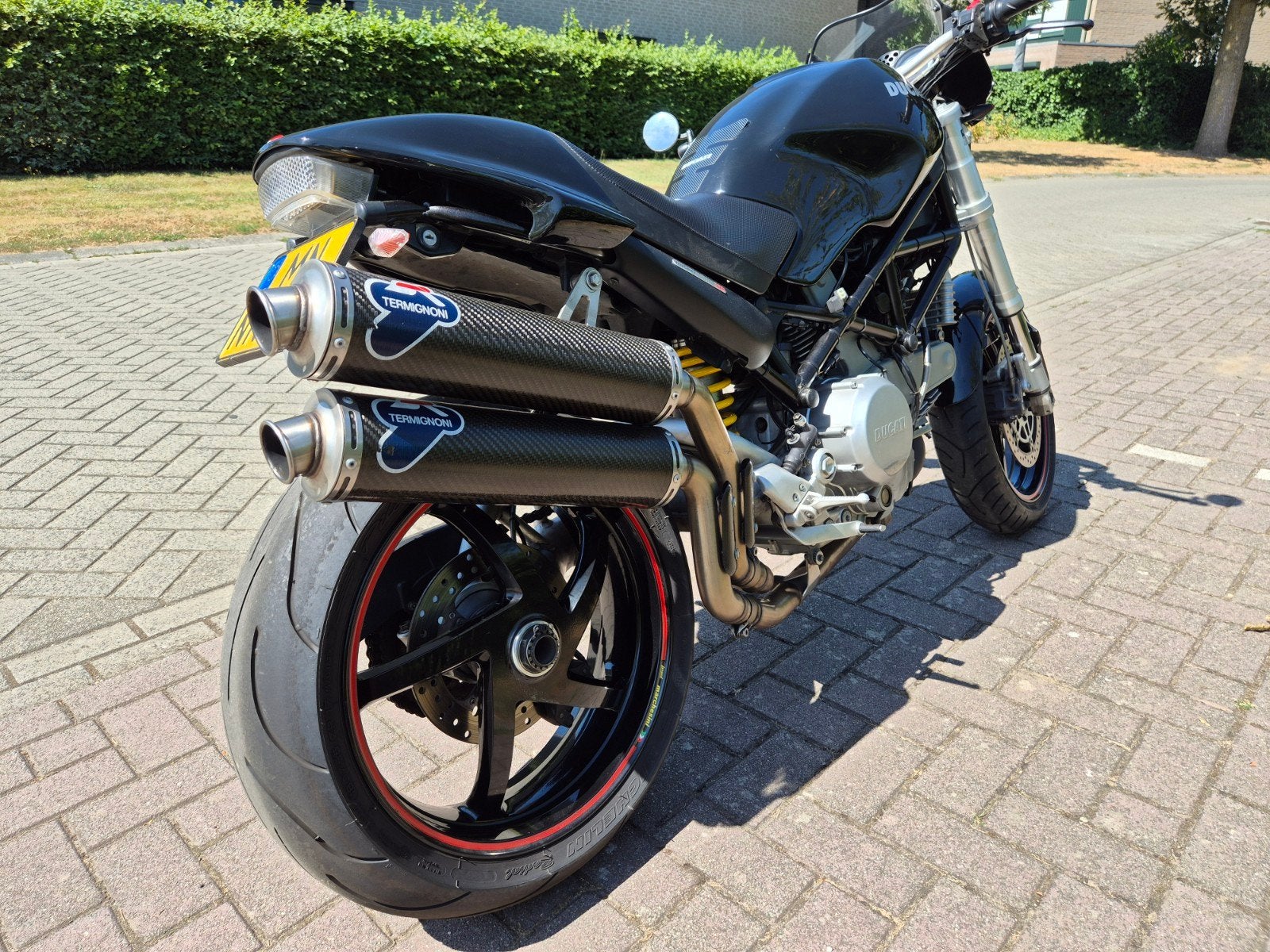 DUCATI S2R MONSTER 800, M800, BOUWJAAR 2005, TERMIGNONI, Sportuitlaat, 2 cilinders, Occasion, Motorrijbewijs A