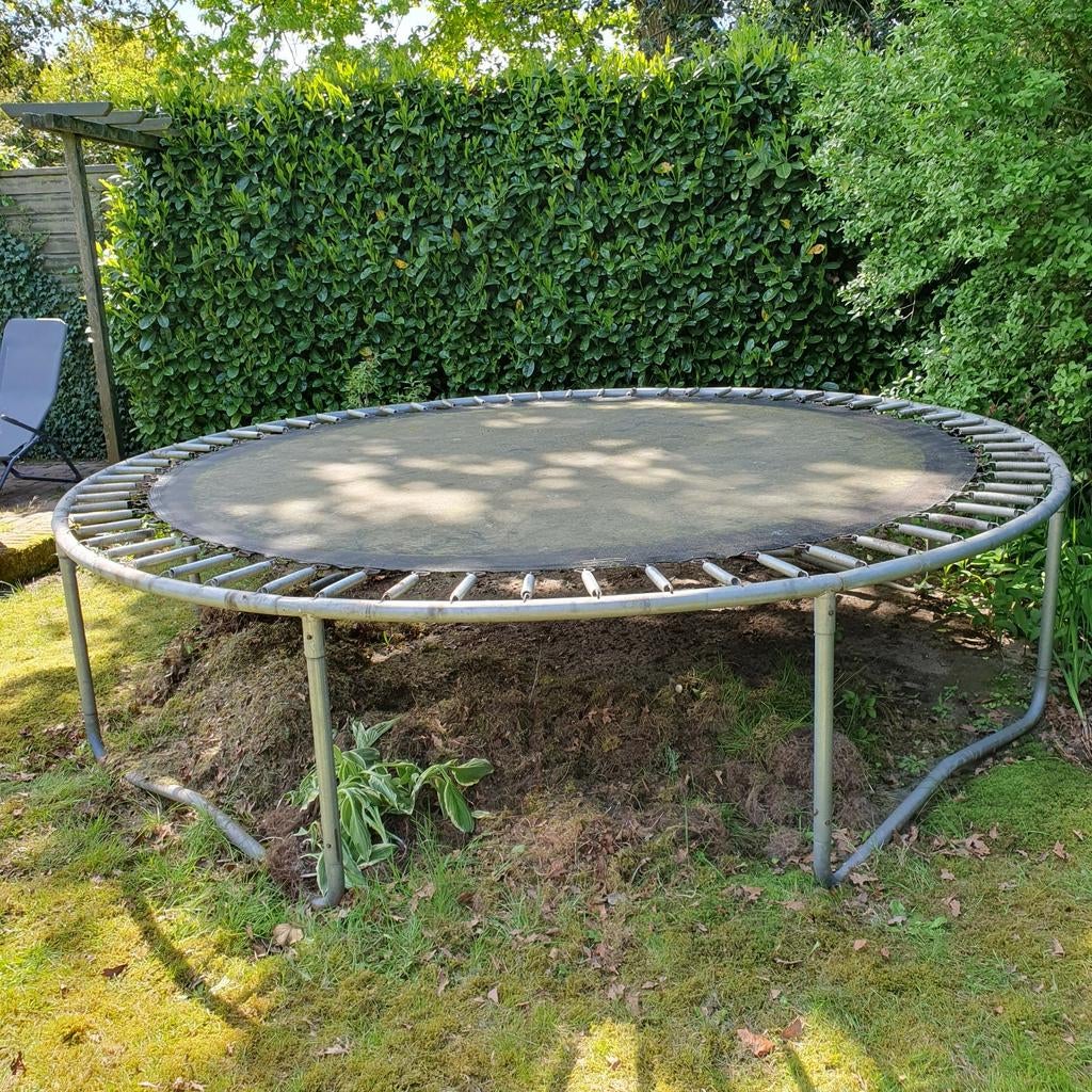 Trampoline 3 meter doorsnee, 75 cm hoog, Ophalen, Gebruikt