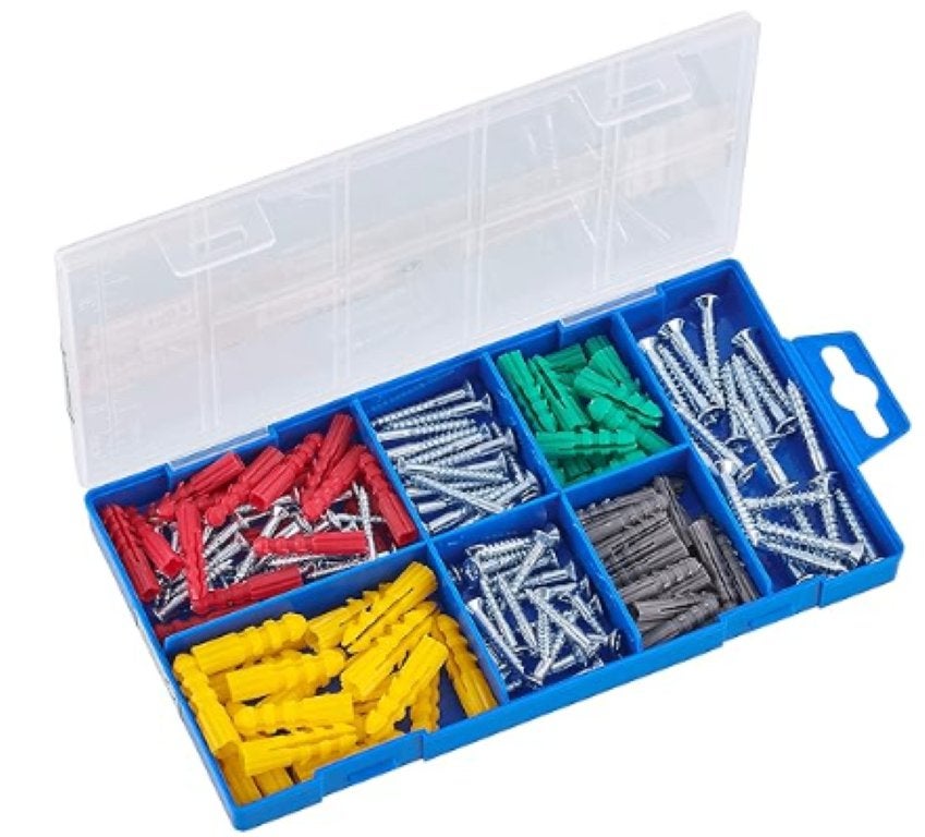 Connex assortimentsdoos houtschroeven + pluggen, Ophalen, Nieuw