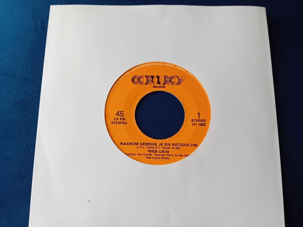 Wies Cavé - Waarom Gebruik je die Rotzooi ---t 5943, Gebruikt, Verzenden, 7 inch, Single