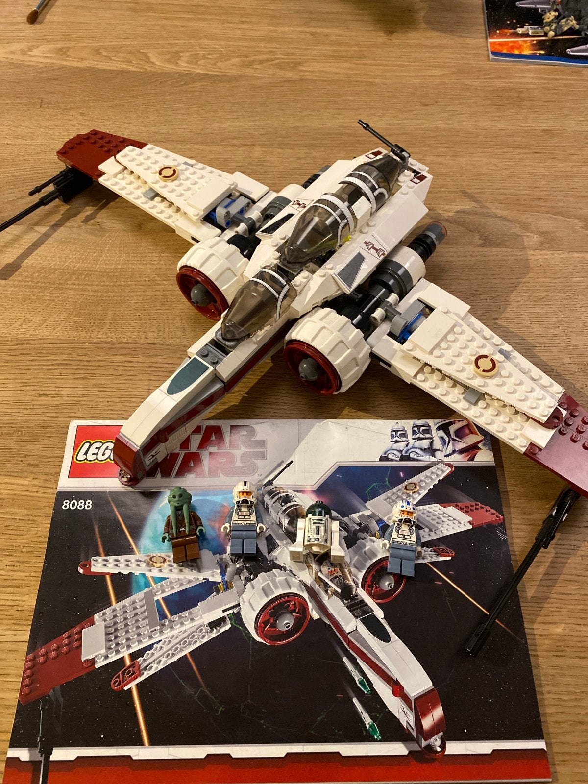 Lego Star Wars 8088 ARC-170 Starfighter compleet + boekje, Gebruikt, Star Wars, Lego, Ophalen of Verzenden