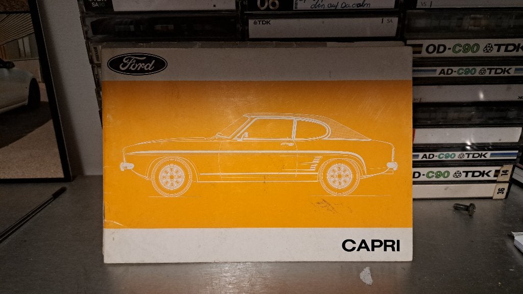Ford Capri handleiding (Z266-72), Ophalen of Verzenden