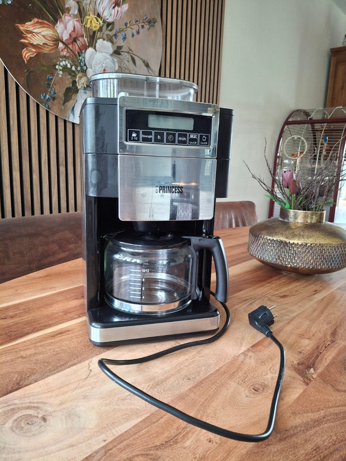Bonen koffiemachine, Witgoed en Apparatuur, Koffiezetapparaten, Ophalen, Zo goed als nieuw, Koffiemachine, Koffiebonen