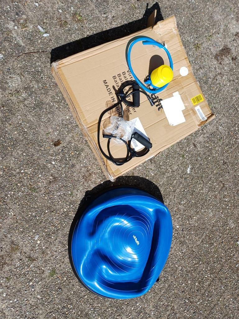 VirtuFit Balansbord met Weerstandsbanden, Ophalen of Verzenden, Nieuw, Buik, Balansbord