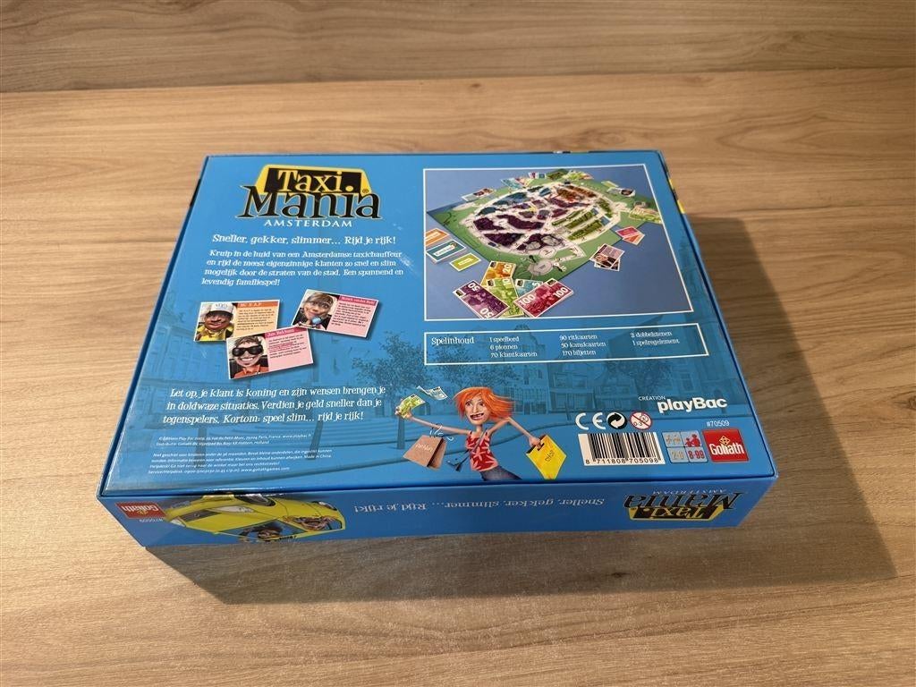 Taxi Mania - s6039, Hobby en Vrije tijd, Gezelschapsspellen | Bordspellen, Verzenden, Zo goed als nieuw