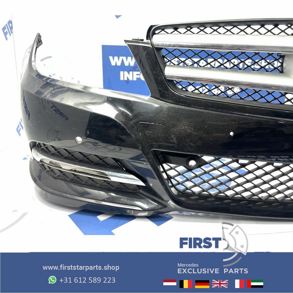 W204 C204 BUMPER Mercedes C Klasse FACELIFT VOORBUMPER COMPL, Gebruikt, -, Voor, Ophalen of Verzenden