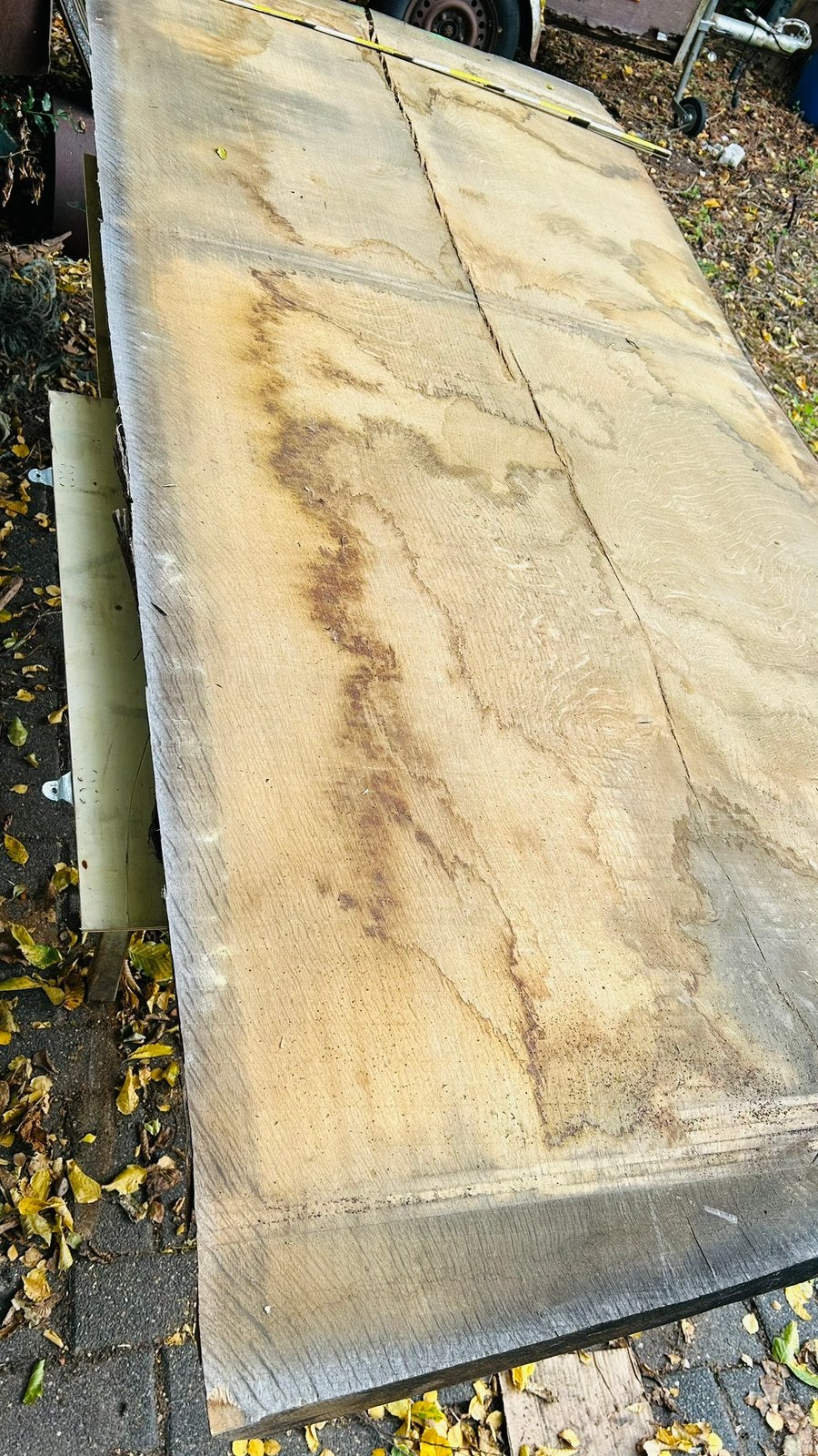 XXXL eiken blad, Doe-het-zelf en Verbouw, Minder dan 25 mm, Eiken, Zo goed als nieuw, Plank