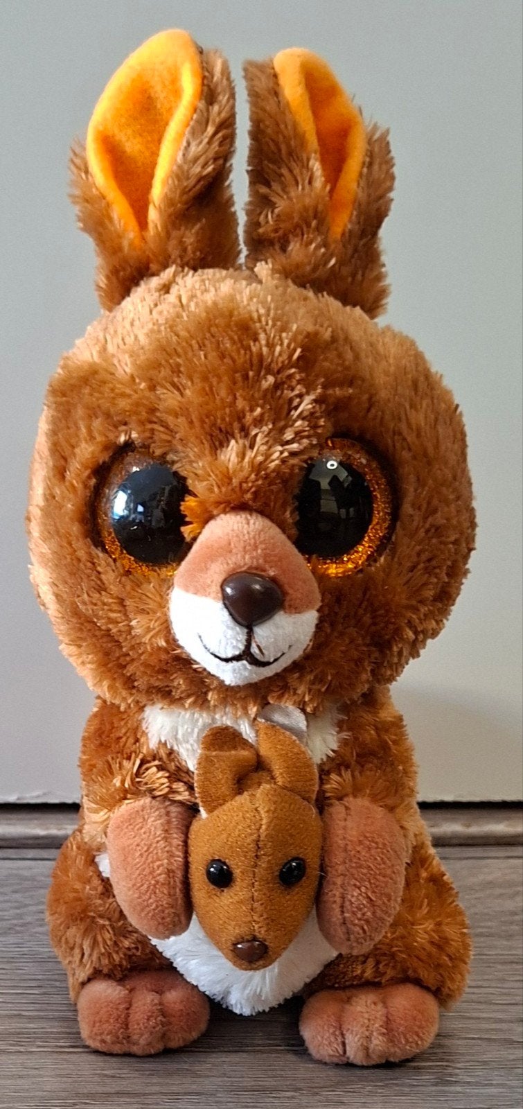 ty beanie boo Kangoeroe Kipper 16 cm, Overige karakters, Overige typen, Ophalen of Verzenden, Zo goed als nieuw