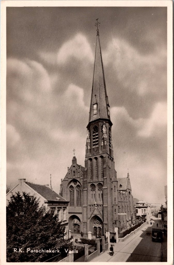 Vaals - 12 oude ansichtkaarten IV, Verzamelen, Verzenden, 1940 tot 1960, Gelopen, Limburg