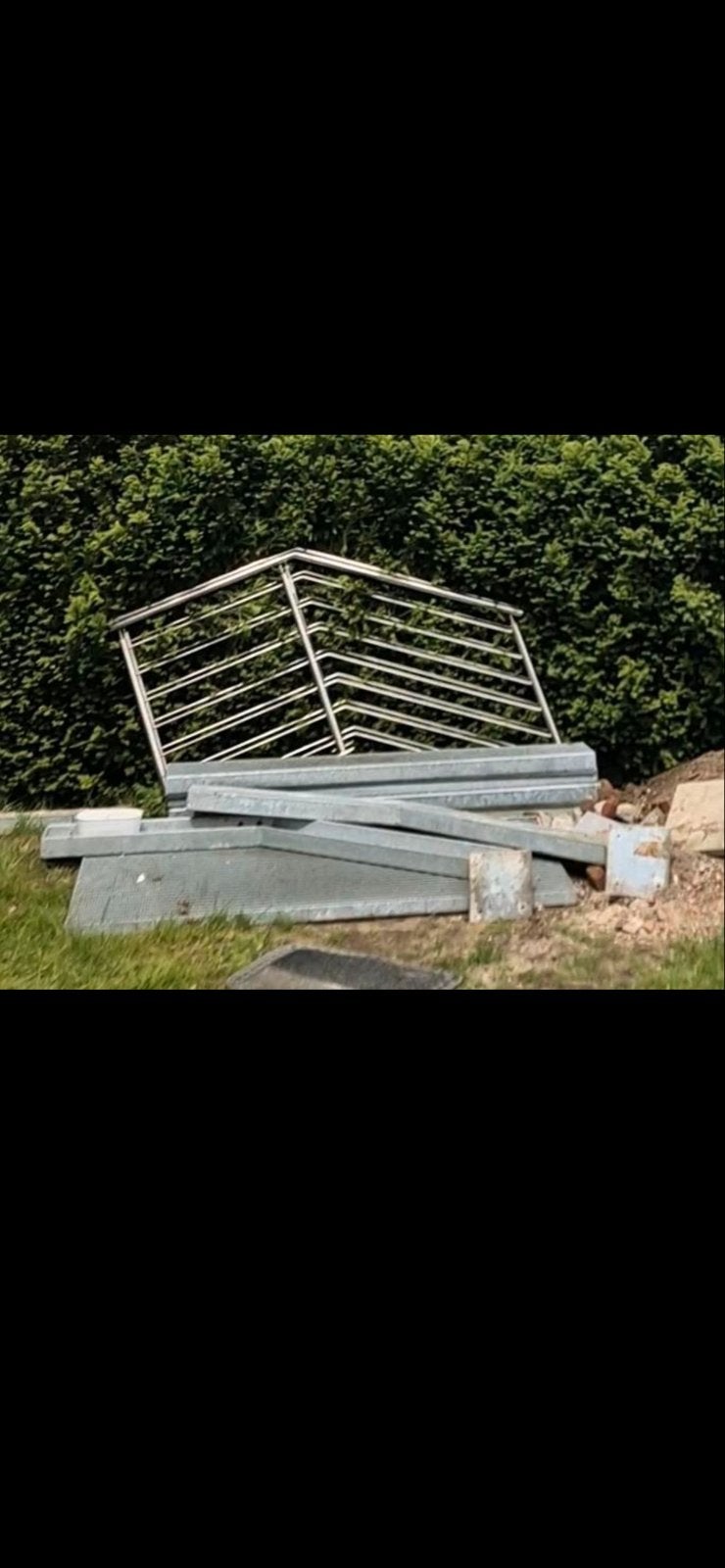 Robuuste Buitentrap met RVS Leuning - Zo goed als nieuw, Ophalen, Zo goed als nieuw, Trap, Minder dan 2 meter