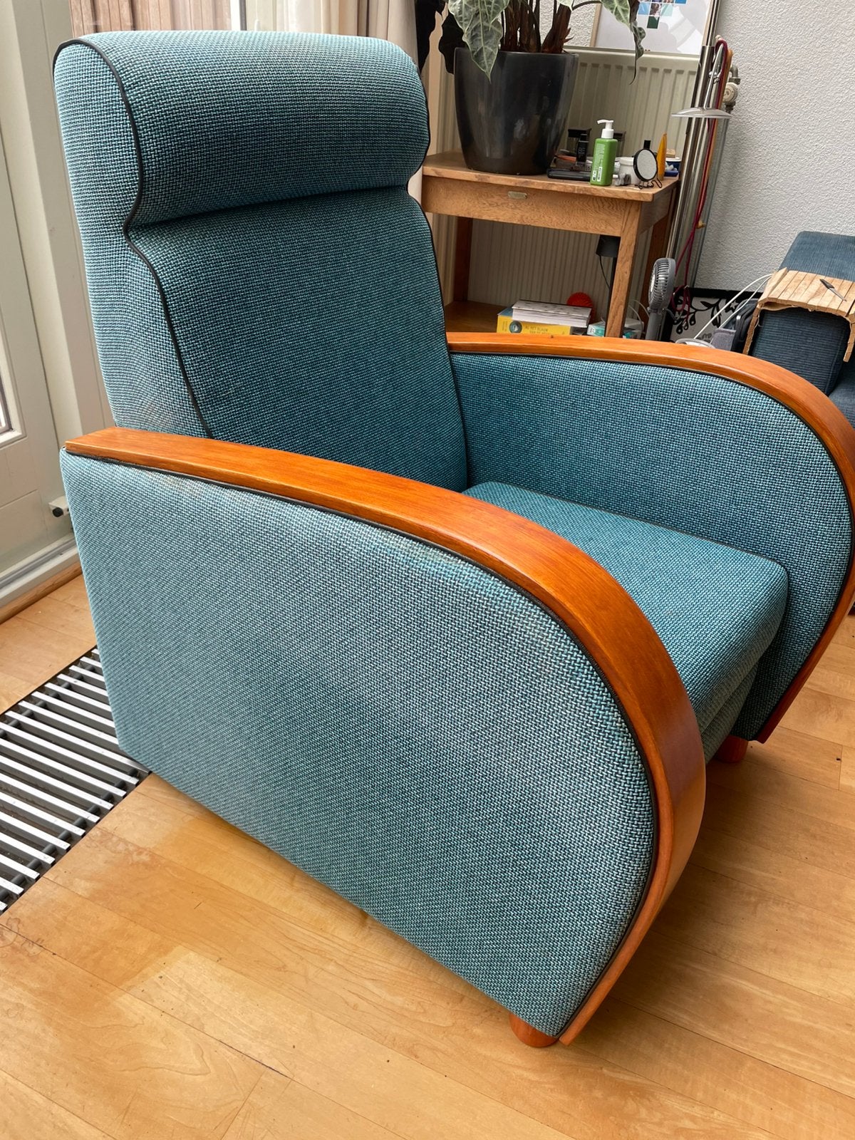 Fauteuil art deco Rooker 2, Huis en Inrichting, Fauteuils, Ophalen, Minder dan 75 cm, Zo goed als nieuw, Art deco modern