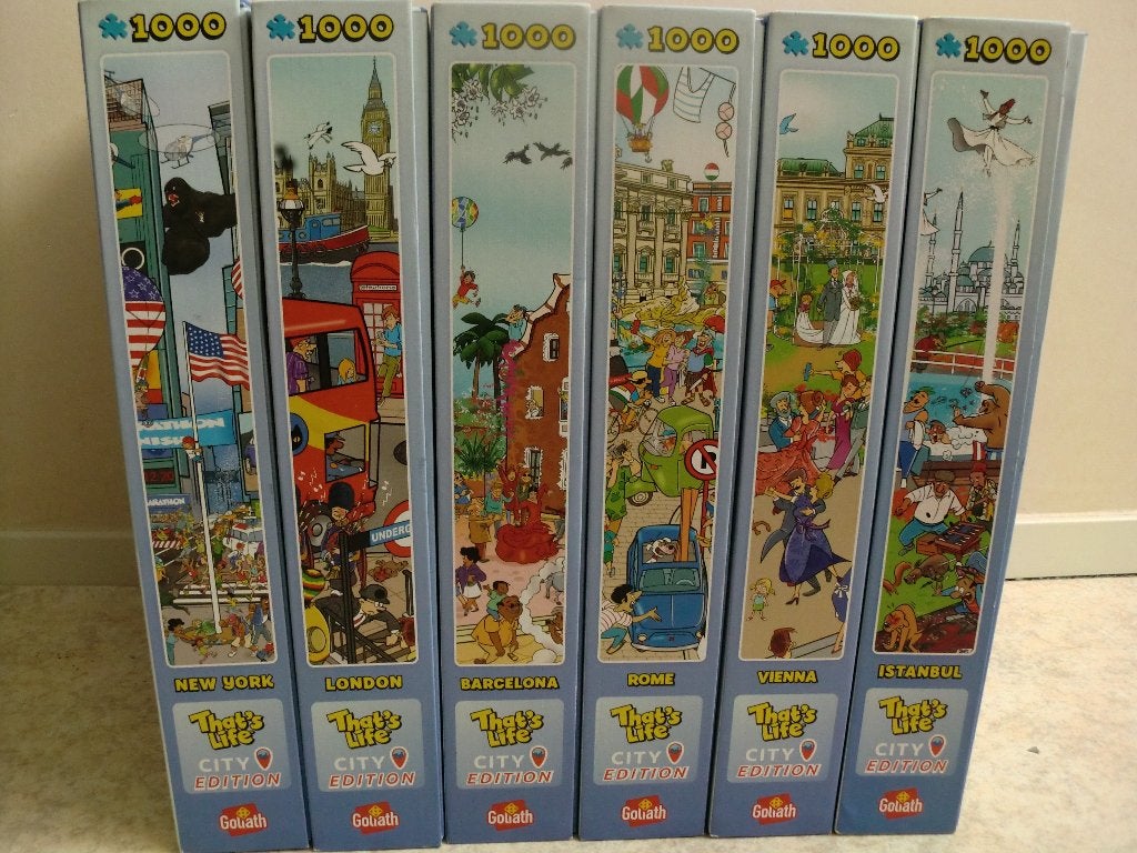 That's life CITY puzzels, Ophalen, 500 t/m 1500 stukjes, Gebruikt