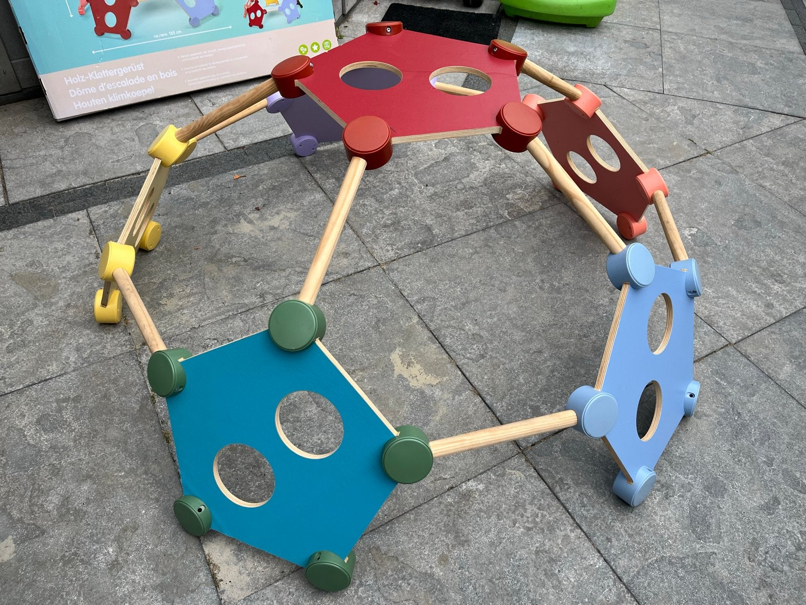 Playland Houten Klimtoestel voor Kinderen, Ophalen of Verzenden, Zo goed als nieuw, Klimwand