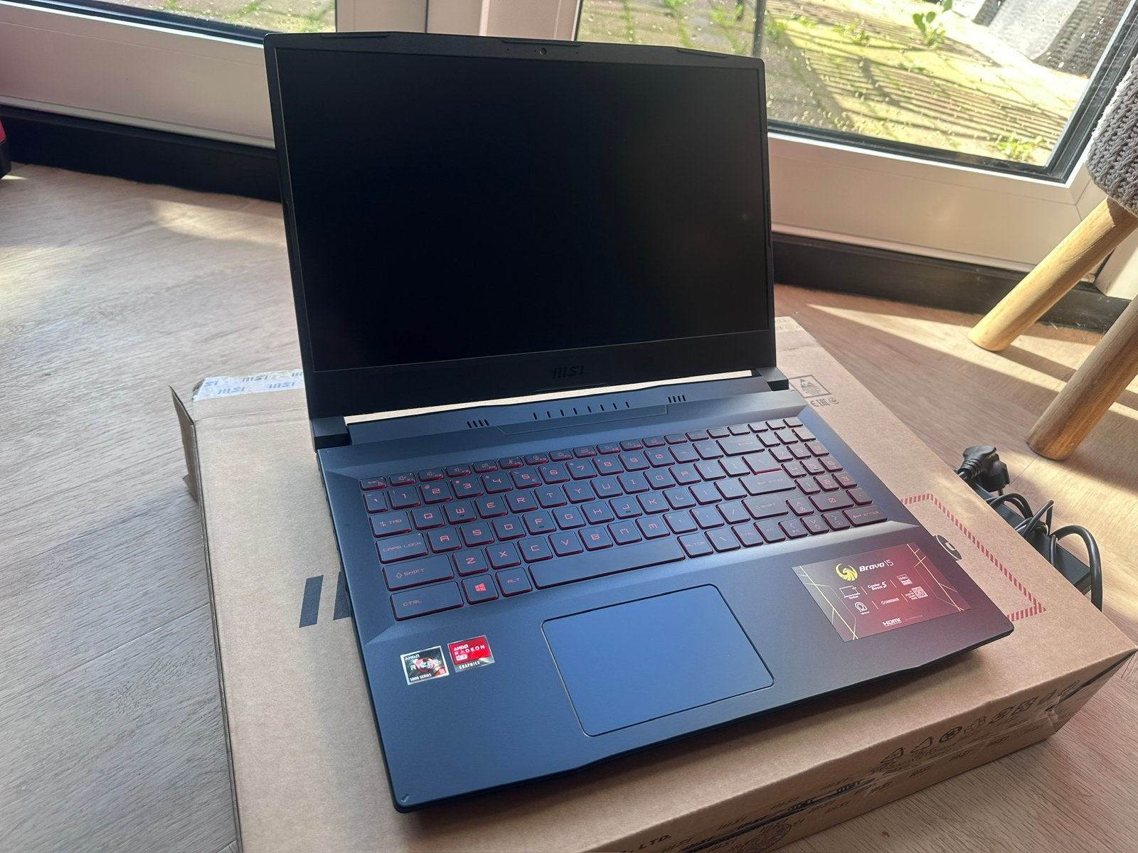 MSI Bravo 15 B5DD-037NL Gaming Laptop – 15,6 inch – 144Hz !, 2 tot 3 Ghz, 8 GB, Ophalen of Verzenden, Zo goed als nieuw