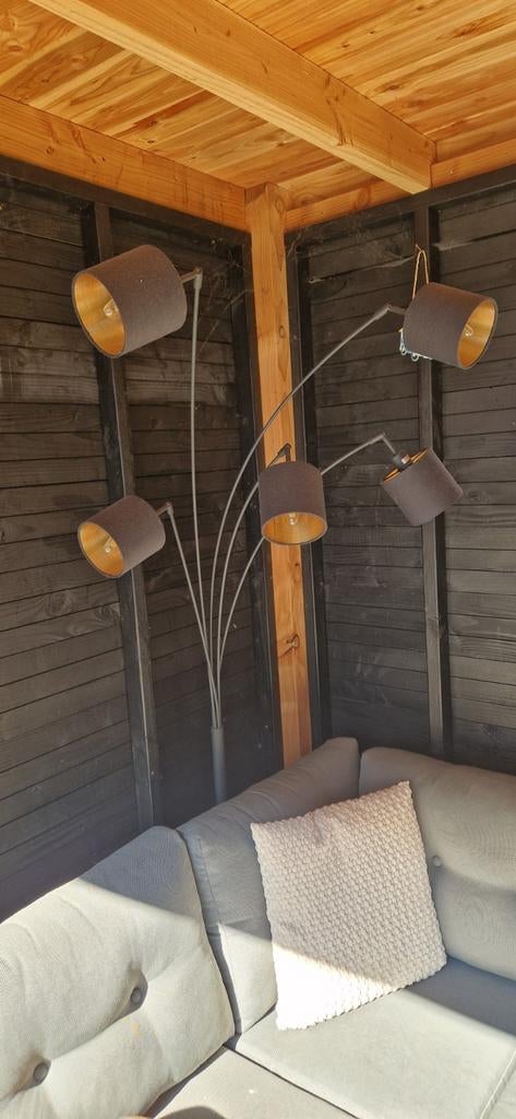 Staande lamp, Gebruikt, Design, Ophalen of Verzenden, Stof