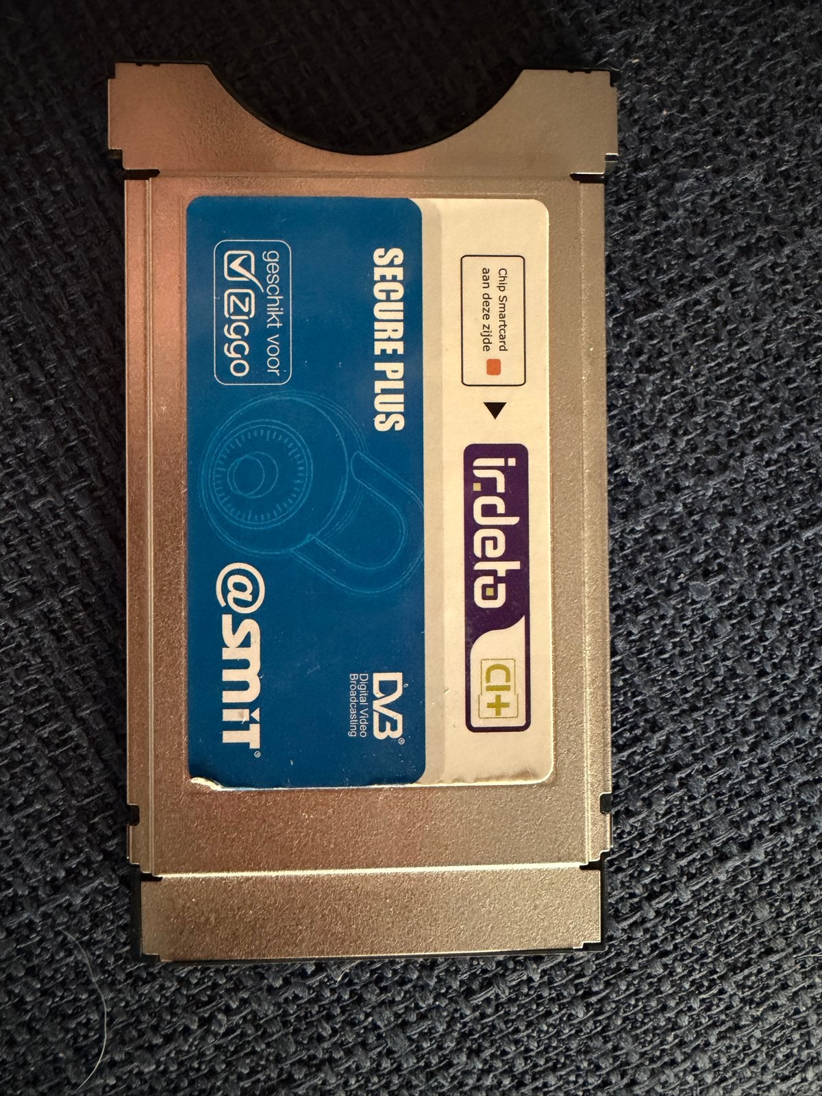 SMiT Irdeto CI+ Secure Plus module voor Ziggo, Ophalen of Verzenden, Gebruikt, Decoder