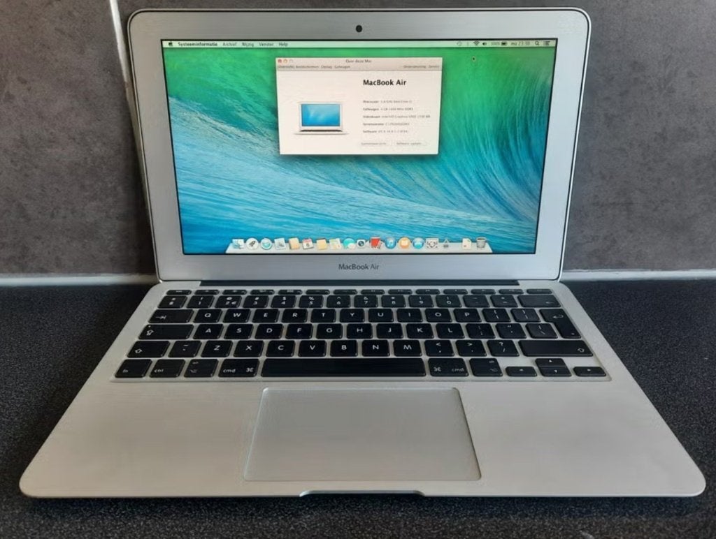 Apple MacBook Air 11-inch (2014) - In originele doos, Computers en Software, Apple Macbooks, Ophalen, Qwerty, 128 GB of minder