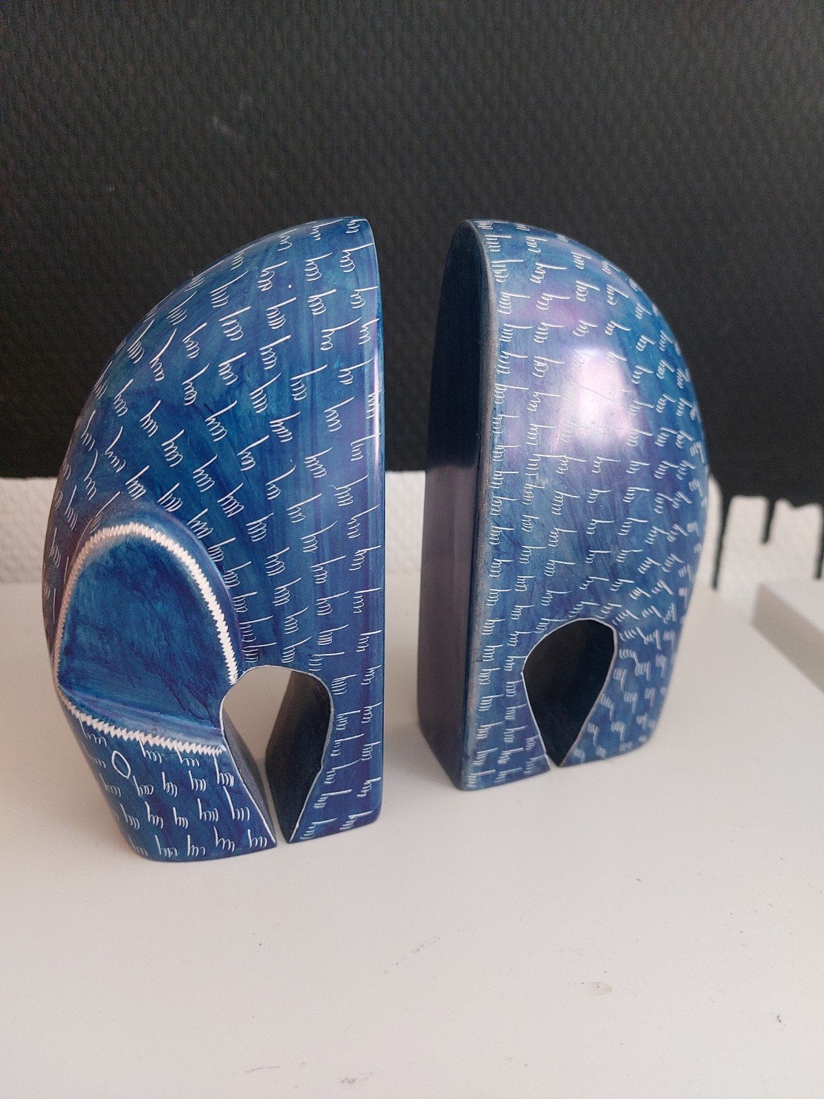 Fairtrade Boekensteun Olifant - Handgemaakt in Kenia, Huis en Inrichting, Woonaccessoires | Overige, Blauw, Nieuw, Ophalen of Verzenden