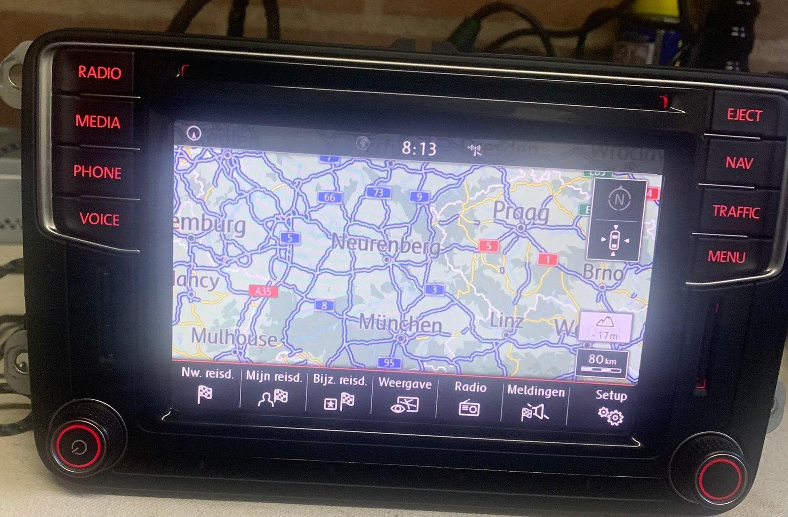 Originele Volkswagen MIB 2 PQ DAB, Auto diversen, Autoradio's, Ophalen of Verzenden, Zo goed als nieuw