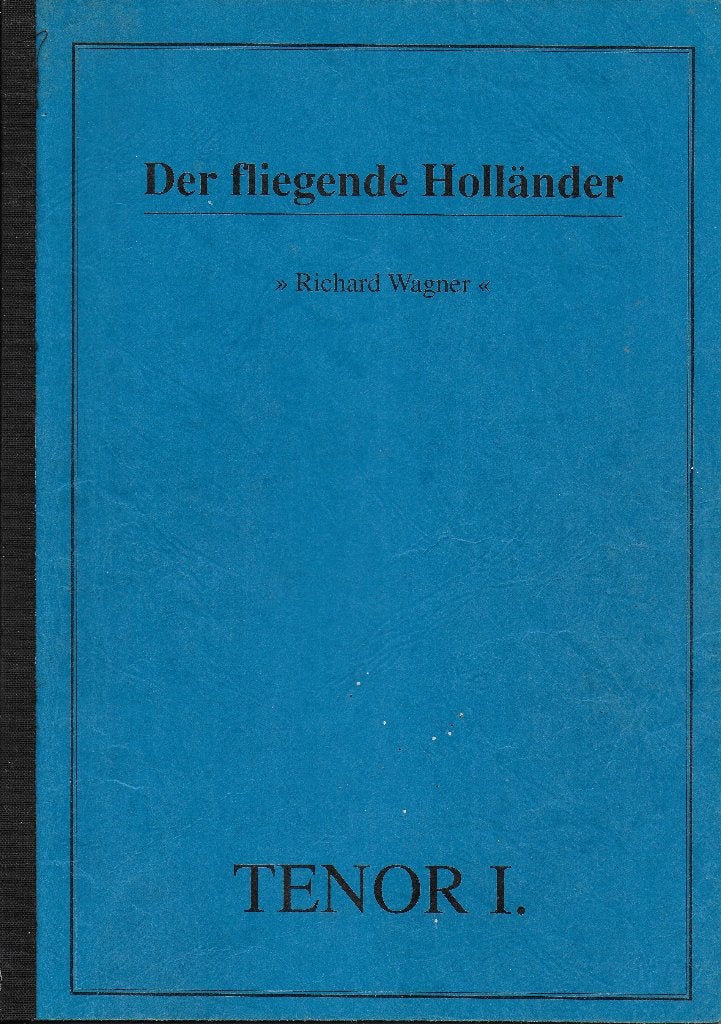 Bo12 bladmuziek de vliegende hollander voor tenor 1, Ophalen of Verzenden, Gebruikt, Artiest of Componist, Populair