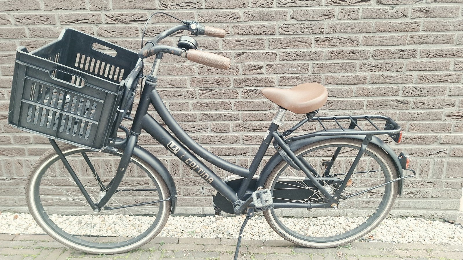 Meisjes Cortina fiets 24 inch, 3 versnellingen, Ophalen, Terugtraprem, Cortina, Handrem