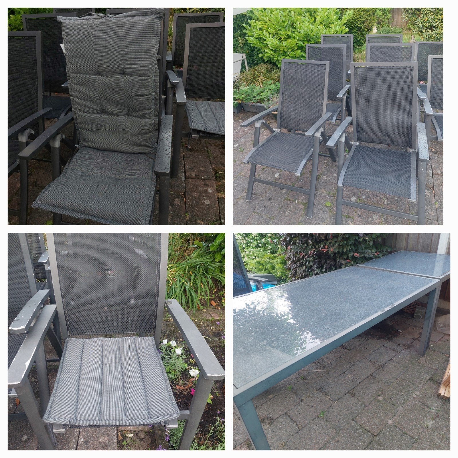 Royal Patio Murcia tuinset, Ophalen, Gebruikt, Aluminium, 8 zitplaatsen
