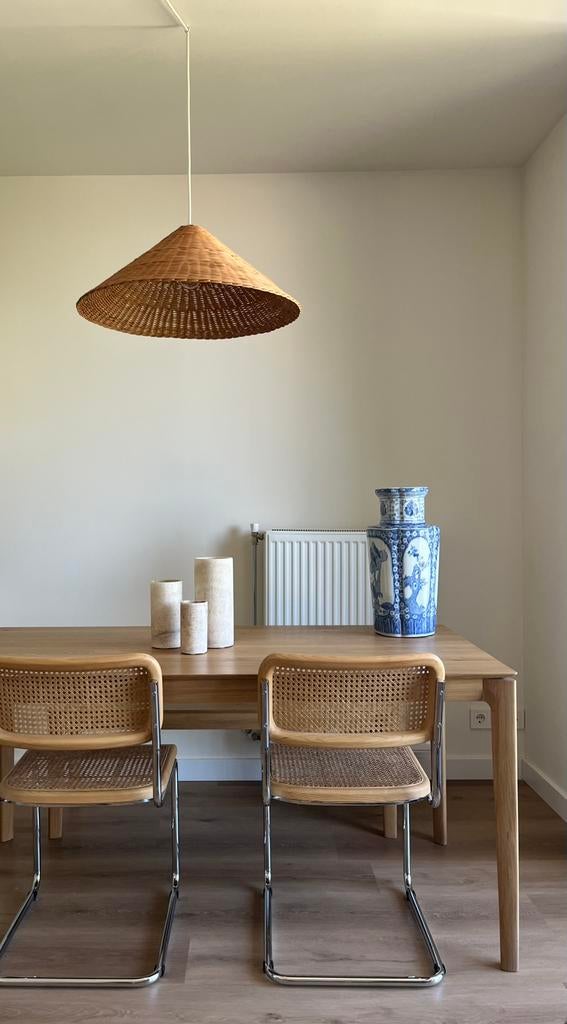 Ethnicraft Bok Eettafel - Alain van Havre - 160x80cm, Ophalen, Gebruikt, Eikenhout, 50 tot 100 cm