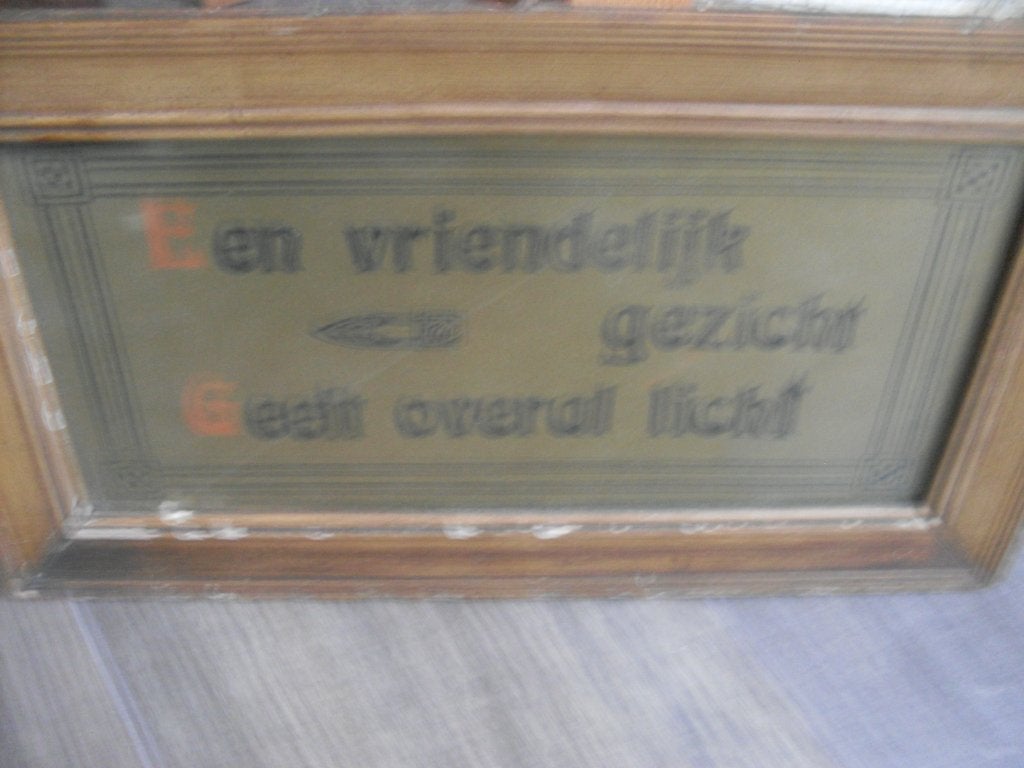 oude spreukbordje, Ophalen of Verzenden