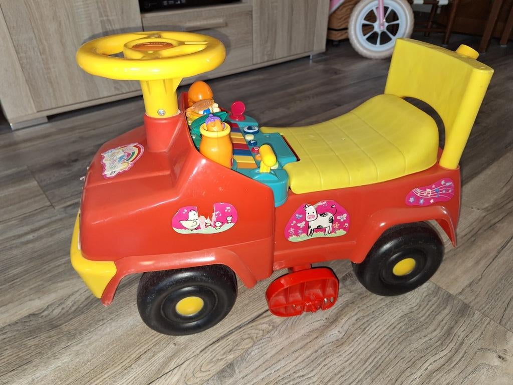 Loopauto met geluid, Ophalen