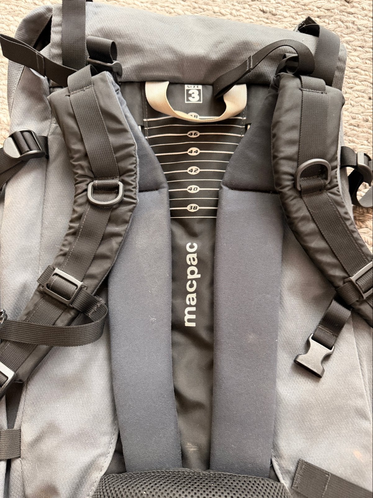 Macpac Rimu Dynamic Harness Rugzak / backpack, Ophalen, Gebruikt, Rugzak