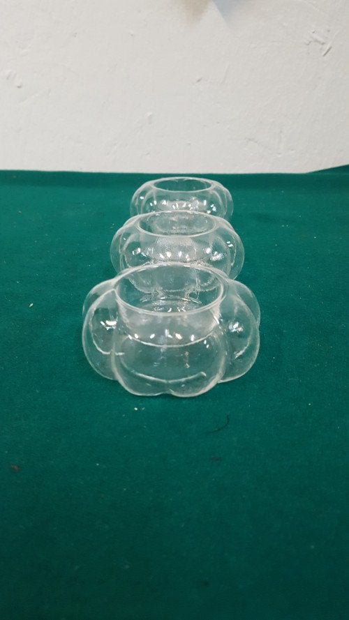 kandelaars glas bloem vorm, Huis en Inrichting, Ophalen of Verzenden, 'T Olde Gre-j, Info@toldegrej.nl, Endepoelstraat 20f Didam