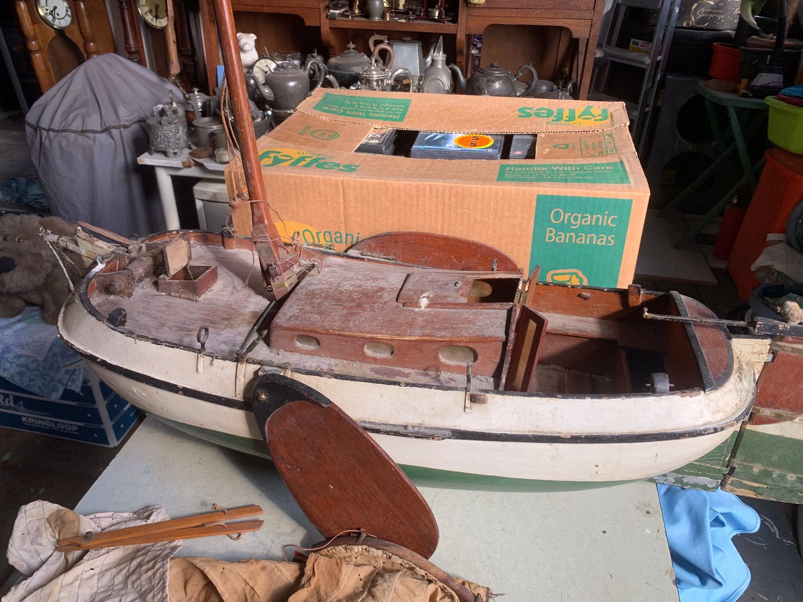 Groninger boot met zeilen, Ophalen, Zo goed als nieuw