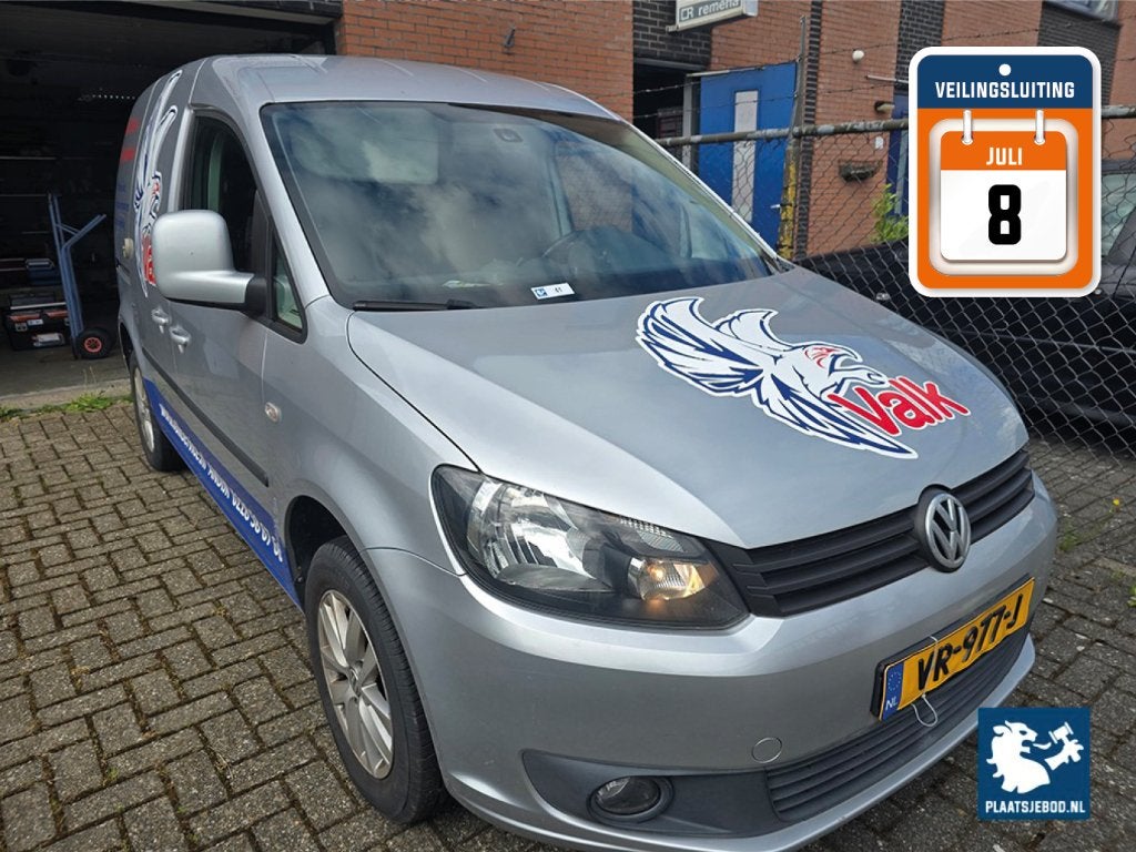 FAILLISSEMENTSVEILING Volkswagen Caddy 1.6 D 2015, 74 pk, 4 cilinders, Volkswagen, Origineel Nederlands